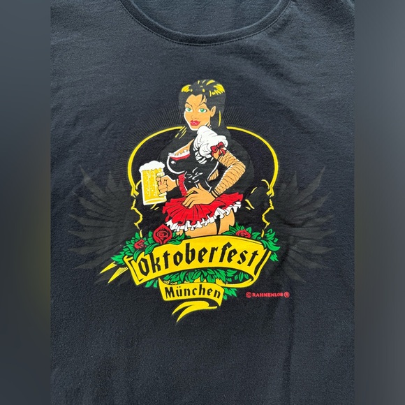 OctoberFest Graphic Beer Girl T-Shirt Women - Picture 5 of 8